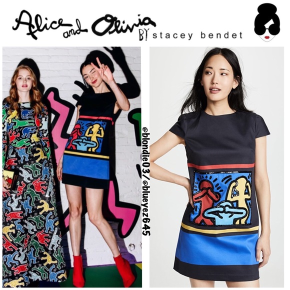 Alice + Olivia Dresses & Skirts - Alice + Olivia x Keith Haring Clyde Shift dress 0